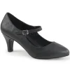 Noir Similicuir 8 cm DIVINE-440 escarpins à talons hauts
