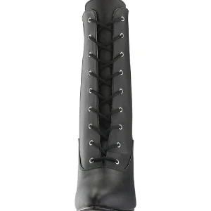 Noir Similicuir 10 cm DREAM-1020 grande taille bottines femmes