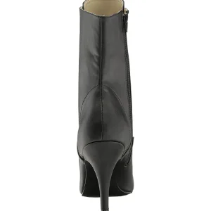 Noir Similicuir 10 cm DREAM-1020 grande taille bottines femmes
