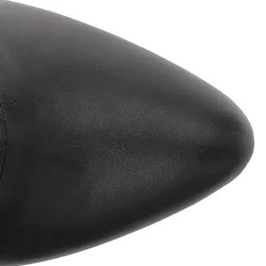 Noir Similicuir 10 cm DREAM-1020 grande taille bottines femmes
