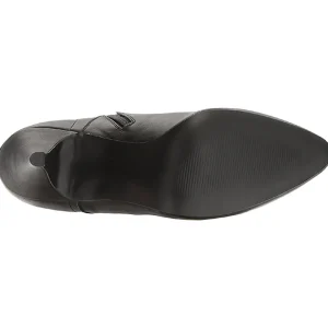 Noir Similicuir 10 cm DREAM-1020 grande taille bottines femmes