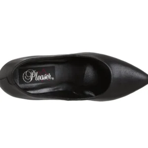 Noir Similicuir 10 cm VANITY-420 escarpins à bout pointu