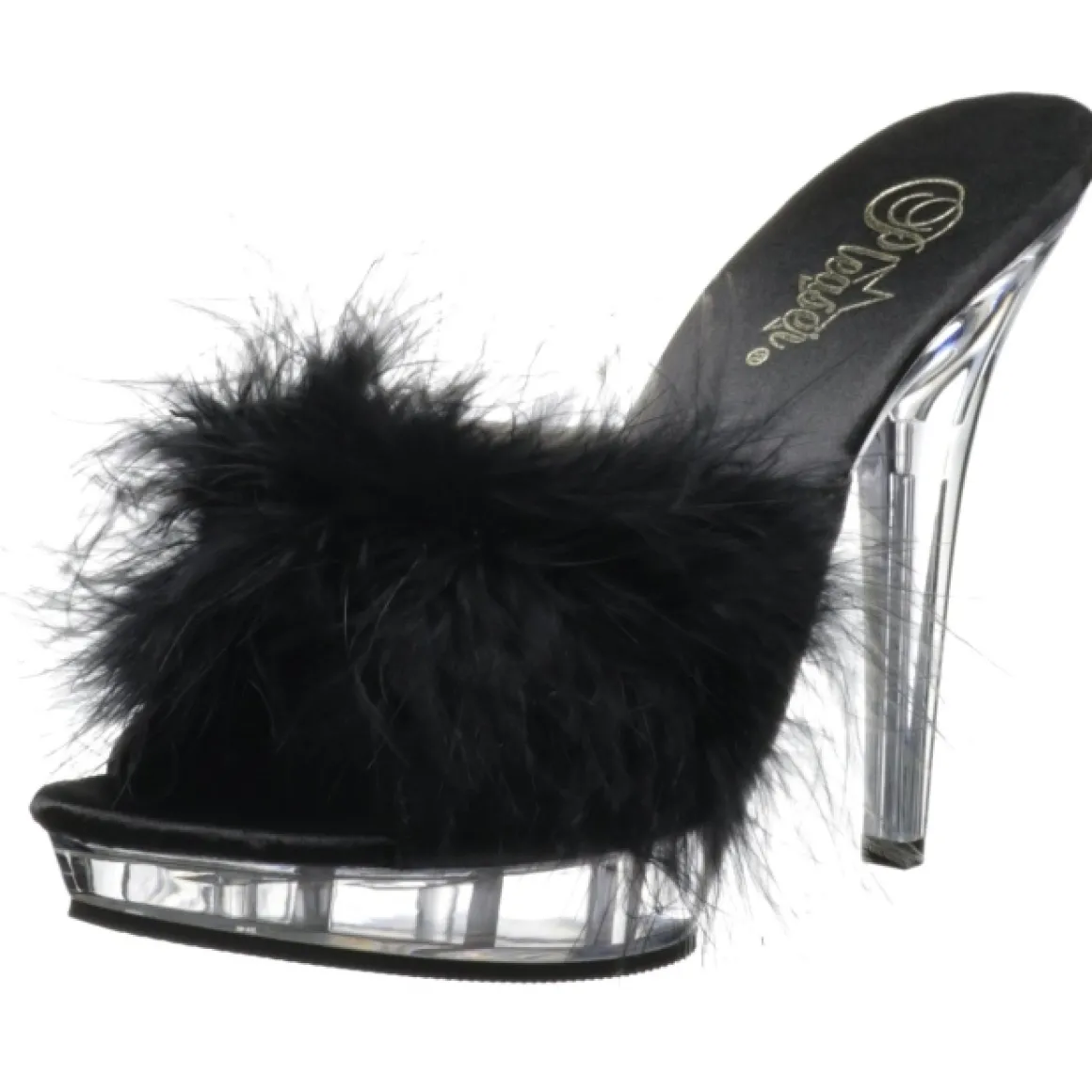 noir_transparent__cm_fabu_5.webp Noir Transparent 13 cm Fabulicious LIP-101-8 Plateforme Mules Hautes
