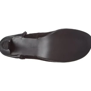 Noir Velours 9,5 cm GLAM-300 Bottes Cuissardes Talons Hauts
