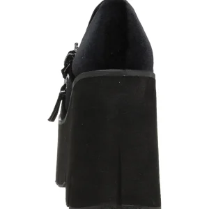 Noir Velours 11,5 cm KERA-10 chaussures lolita plateforme
