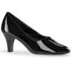 Noir Verni 8 cm DIVINE-420W escarpins à talons hauts