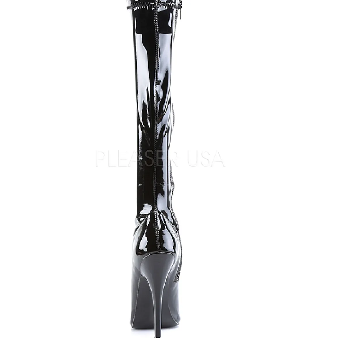 noir_verni__cm_domina_bot_5.webp Noir Verni 15 cm DOMINA-2000 Bottes Talon Haut Femme