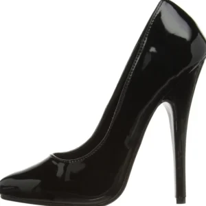 Noir Verni 15 cm DOMINA-420 Escarpins Talons Aiguilles Hommes