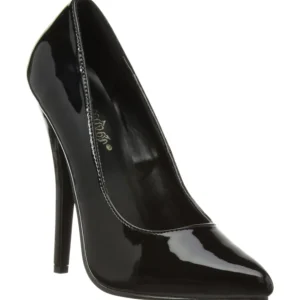 Noir Verni 15 cm DOMINA-420 Escarpins Talons Aiguilles Hommes