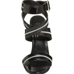 Noir Verni 15 cm DOMINA-119 high heels sandales femmes
