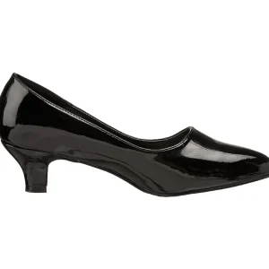 Noir Verni 5 cm FAB-420W escarpins à talons hauts