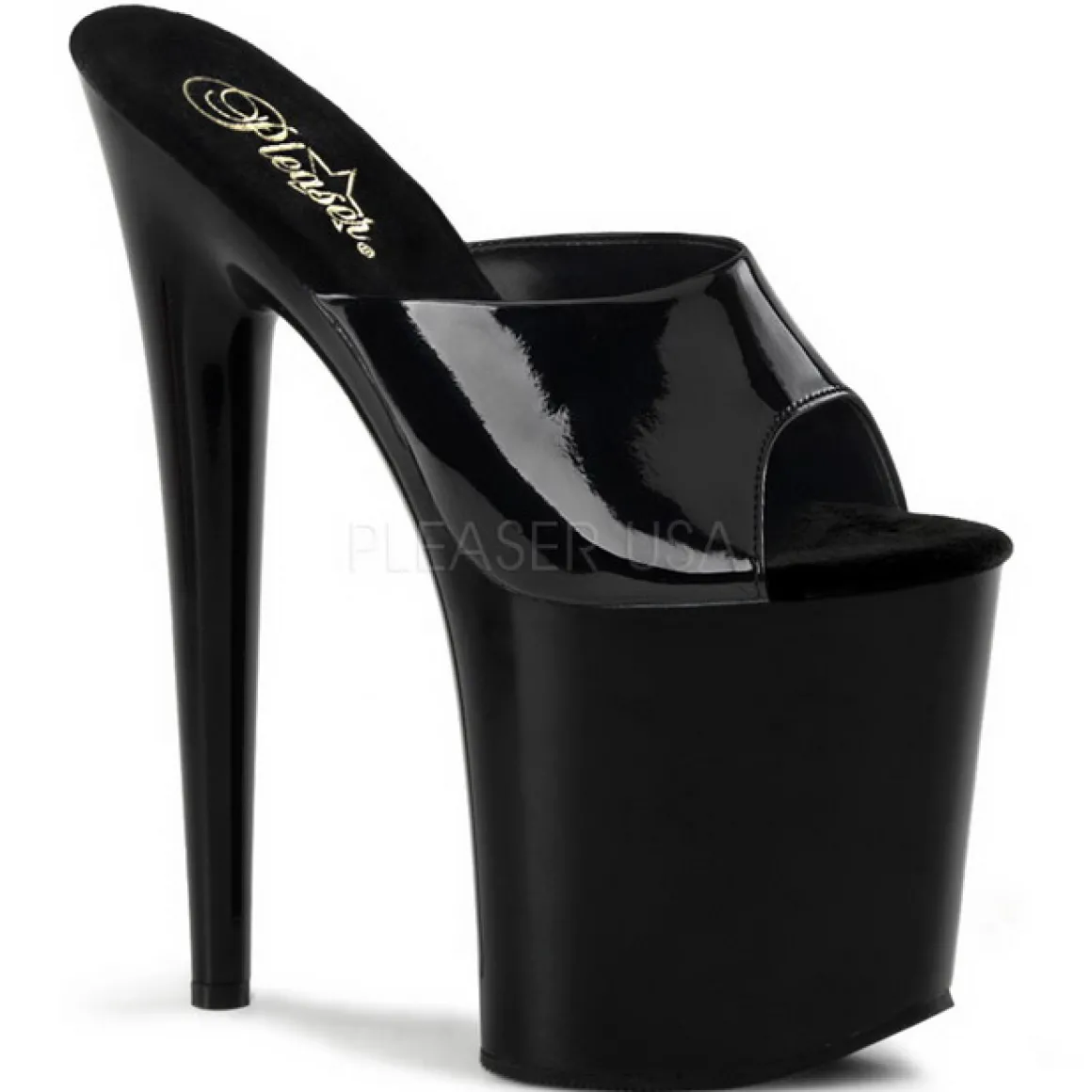 noir_verni__cm_flamingo_p_0.webp Noir Verni 20 cm FLAMINGO-801 Pantoufles Talons Hauts