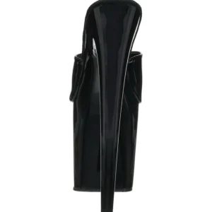 Noir Verni 20 cm FLAMINGO-801 Pantoufles Talons Hauts