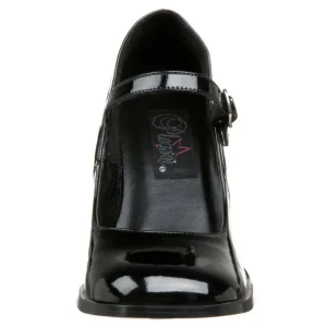Noir Verni 8 cm GOGO-50 Escarpins Talon Haut