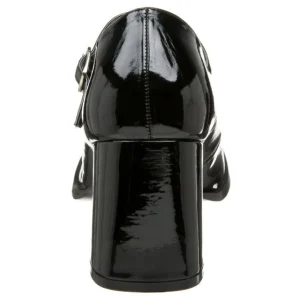 Noir Verni 8 cm GOGO-50 Escarpins Talon Haut