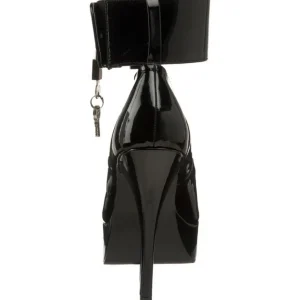 Noir Verni 13,5 cm INDULGE-534 Escarpins Talons Hauts Hommes