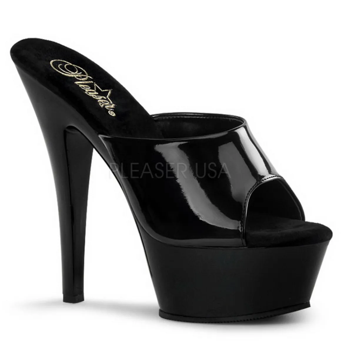 noir_verni__cm_kiss_plate_0-1.webp Noir Verni 15 cm KISS-201 Plateforme Mules Hautes