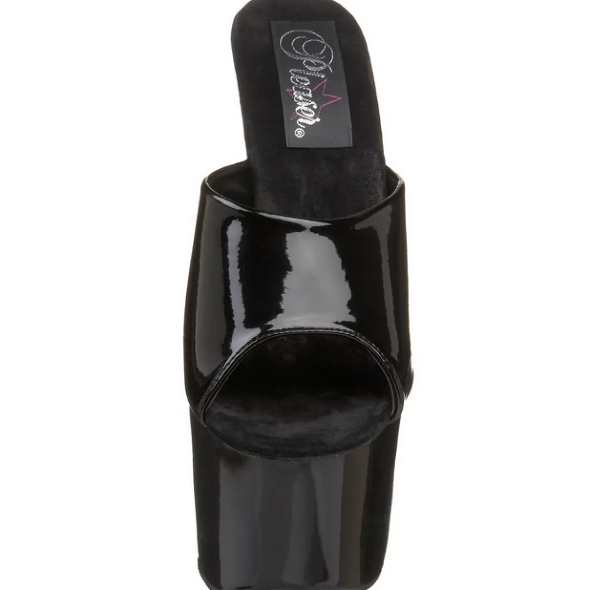 noir_verni__cm_pleaser_sk_3-2.webp Noir Verni 18 cm PLEASER SKY-301 Plateforme Mules Hautes