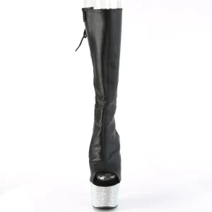 Noirs 18 cm BEJ-2018-7 Pleaser bottes à lacets femme talon