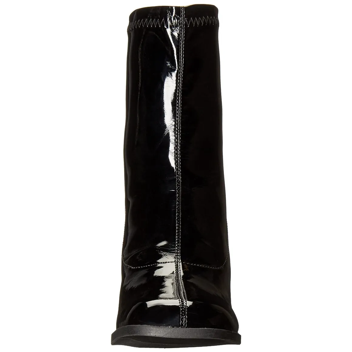noirs_verni__cm_gogo_bott_3.webp Noirs Verni 7,5 cm GOGO-150 bottines à talons épais stretch