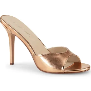 Or Rose 10 cm CLASSIQUE-01 mules talons hauts