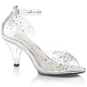 pierre strass 8 cm BELLE-330RS sandales à talons aiguilles