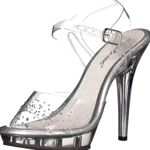 pierre strass 13 cm LIP-108SD sandales à talons aiguilles