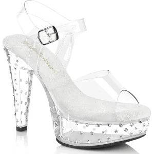 Pierre strass 13 cm MARTINI-508SDT chaussure competition bikini fitness talons hauts