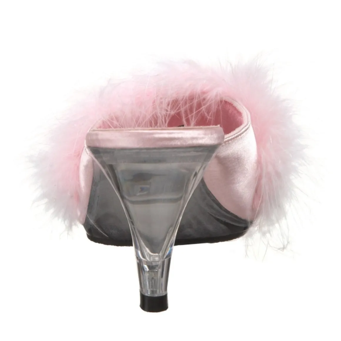 pink__cm_bellef_plumes_de_4.webp Pink 8 cm BELLE-301F plumes de marabout Mules Chaussures