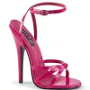 Pink 15 cm Devious DOMINA-108 sandales à talons aiguilles
