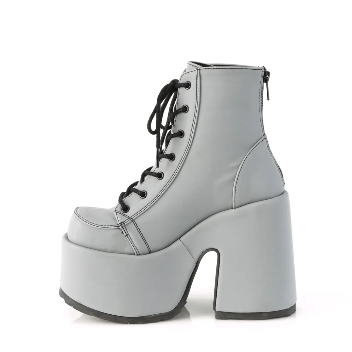 rflchissants__cm_camel_fe_2-1.webp Réfléchissants 13 cm CAMEL-203 femmes bottines plateforme épais talon chunky gris