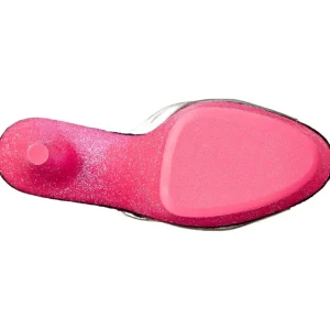 Rose 18 cm ADORE-701UVG neon plateforme mules talons hauts