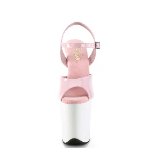Rose plateforme 20 cm FLAMINGO-809 talons hauts pleaser