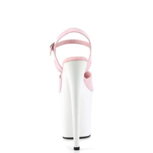 Rose plateforme 20 cm FLAMINGO-809 talons hauts pleaser