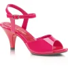 Rose Verni 8 cm BELLE-309 Talon Haut pour Hommes