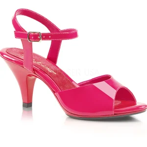 Rose Verni 8 cm BELLE-309 Talon Haut pour Hommes