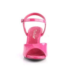 Rose Verni 8 cm BELLE-309 Talon Haut pour Hommes