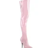 Rose Verni 13 cm SEDUCE-3010 bottes overknee femme