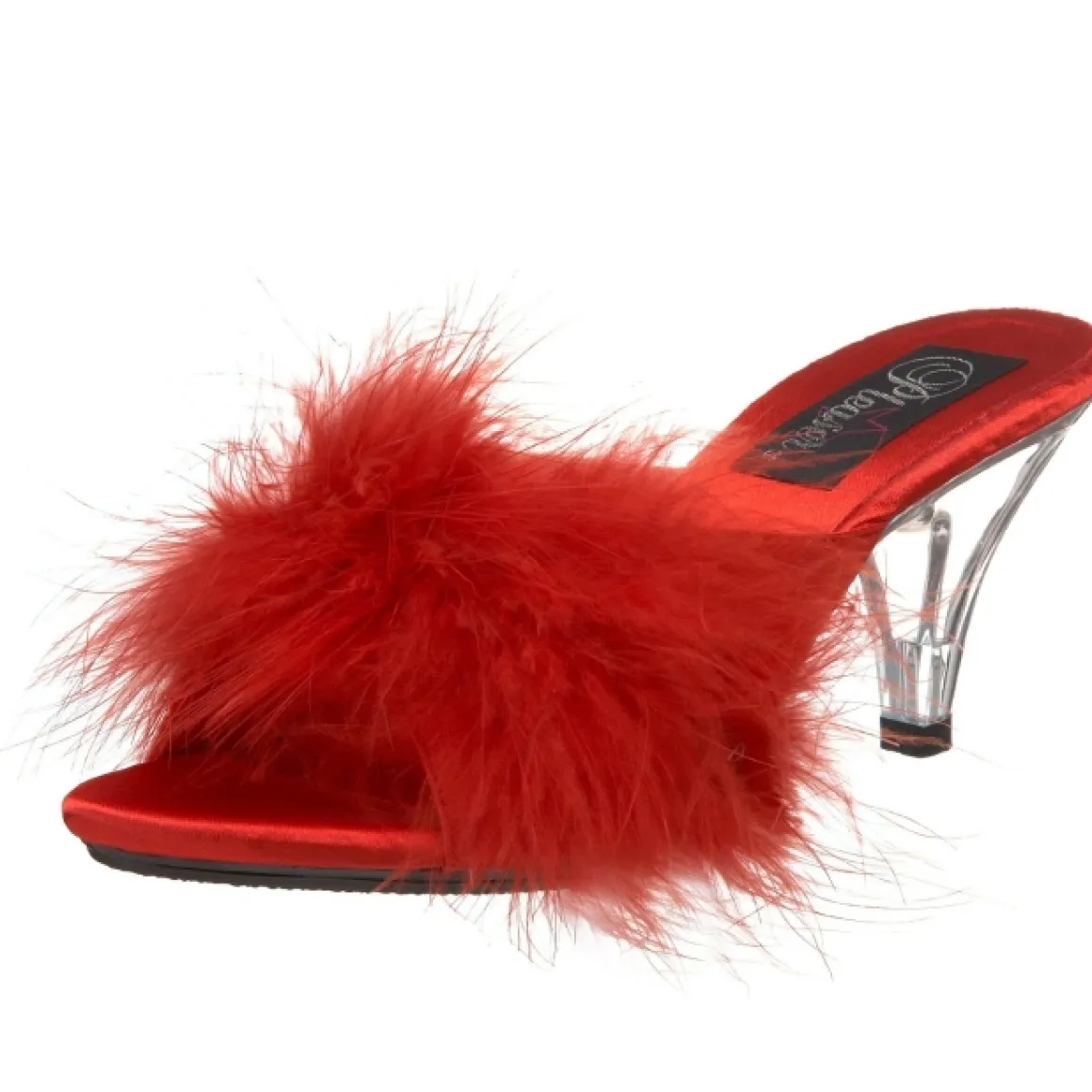 rouge__cm_bellef_plumes_d_0.webp Rouge 8 cm BELLE-301F plumes de marabout Mules Chaussures