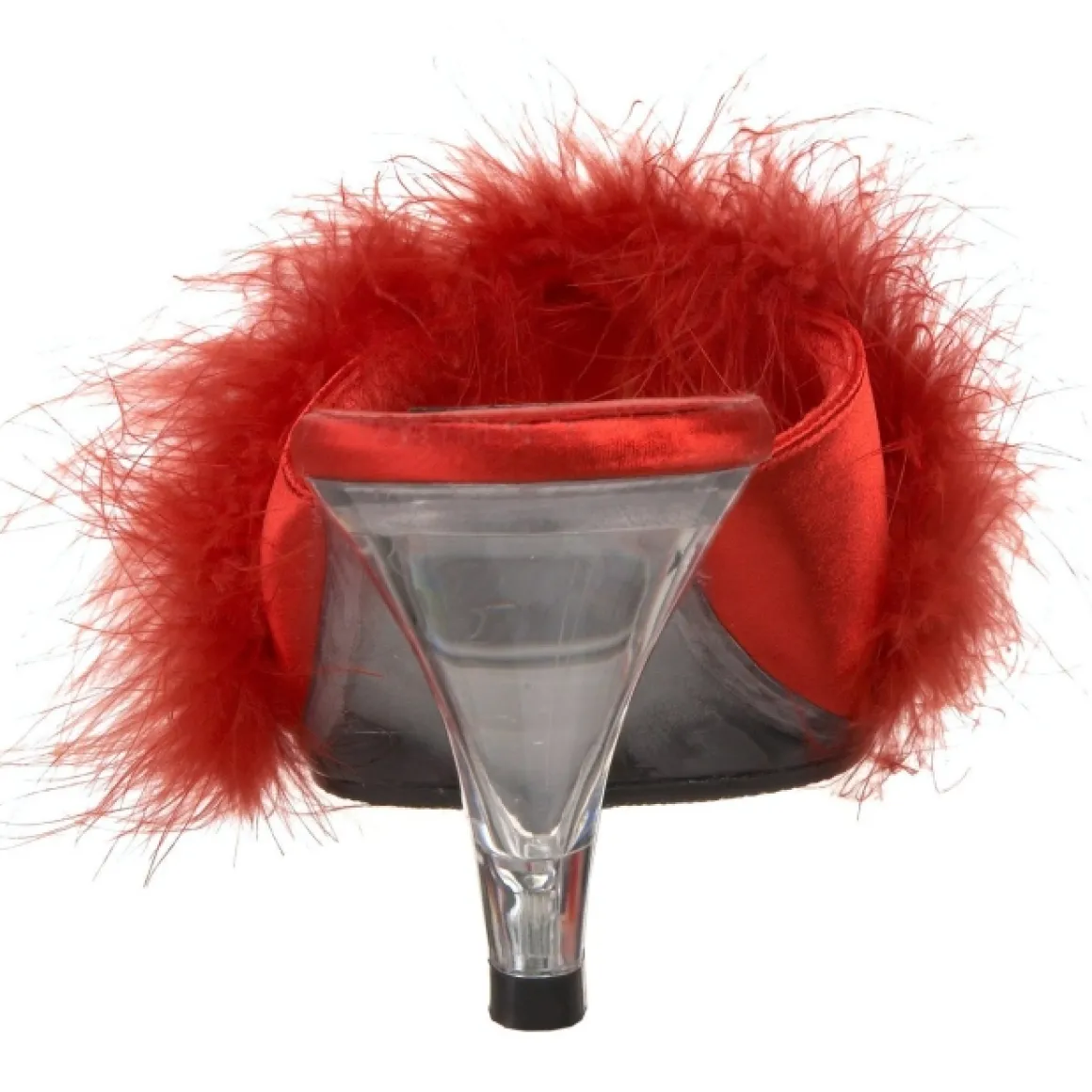 rouge__cm_bellef_plumes_d_4.webp Rouge 8 cm BELLE-301F plumes de marabout Mules Chaussures