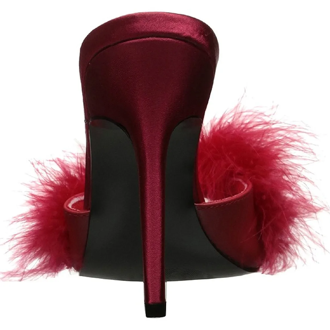 rouge__cm_classiquef_mule_4.webp Rouge 10 cm CLASSIQUE-01F mules femmes avec plumes de marabout