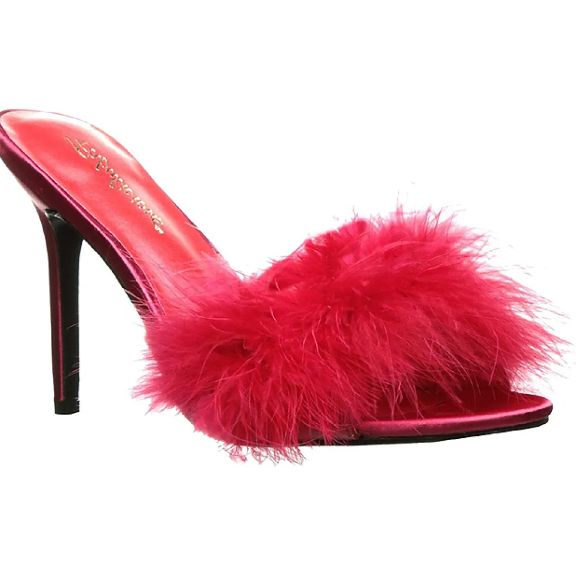 rouge__cm_classiquef_mule_5.webp Rouge 10 cm CLASSIQUE-01F mules femmes avec plumes de marabout