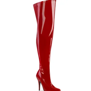 Rouge 13 cm cuissardes mollets larges et cuisses rondes élastiquées pour hommes