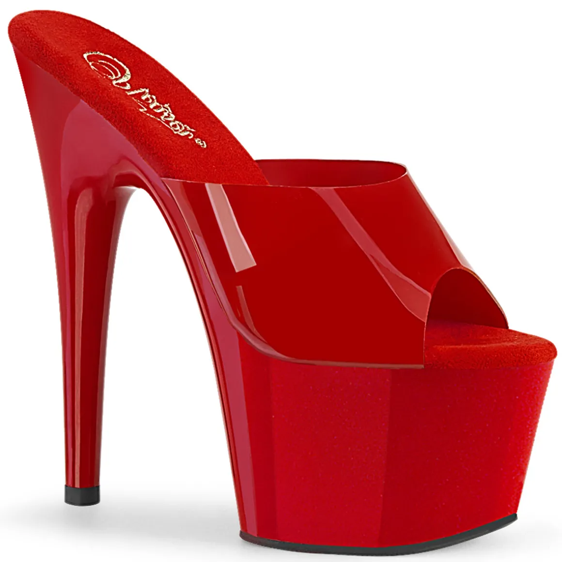 rouge_jellylike__cm_adore_0.webp Rouge Jelly-Like 18 cm ADORE-701N mules talons hauts de pole dance