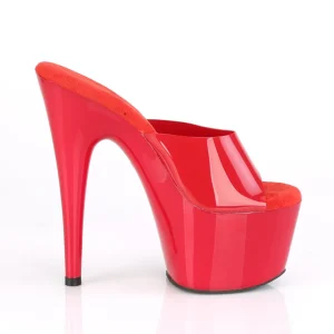 Rouge Jelly-Like 18 cm ADORE-701N mules talons hauts de pole dance