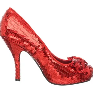 Rouge Paillettes 11,5 cm OZ-06 Chaussures Escarpins de Soirée