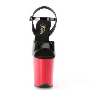 Rouge plateforme 20 cm FLAMINGO-809 talons hauts pleaser