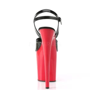 Rouge plateforme 20 cm FLAMINGO-809 talons hauts pleaser