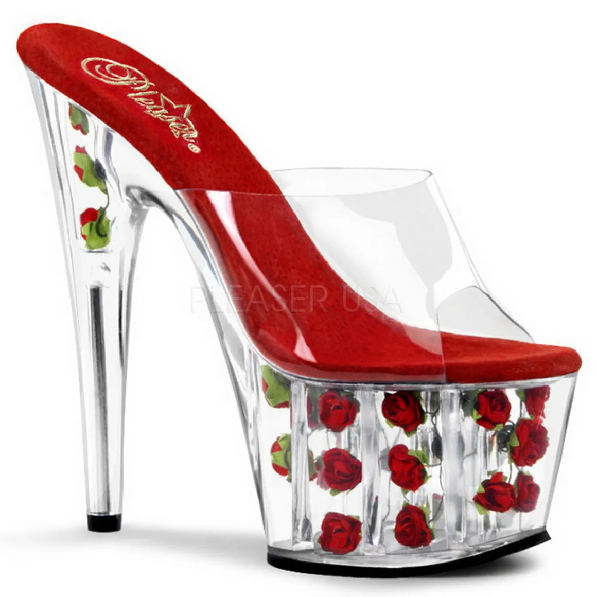 rouge_transparent__cm_ado_0.webp Rouge Transparent 18 cm ADORE-701FL Plateforme Mules Hautes