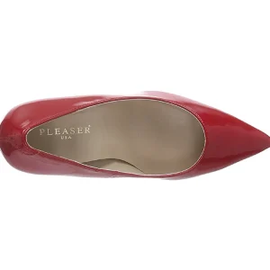 Rouge Verni 10 cm CLASSIQUE-20 Escarpins Talons Aiguilles Hommes